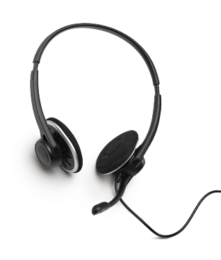 Kopfhörer vom Servicemiatarbeiter